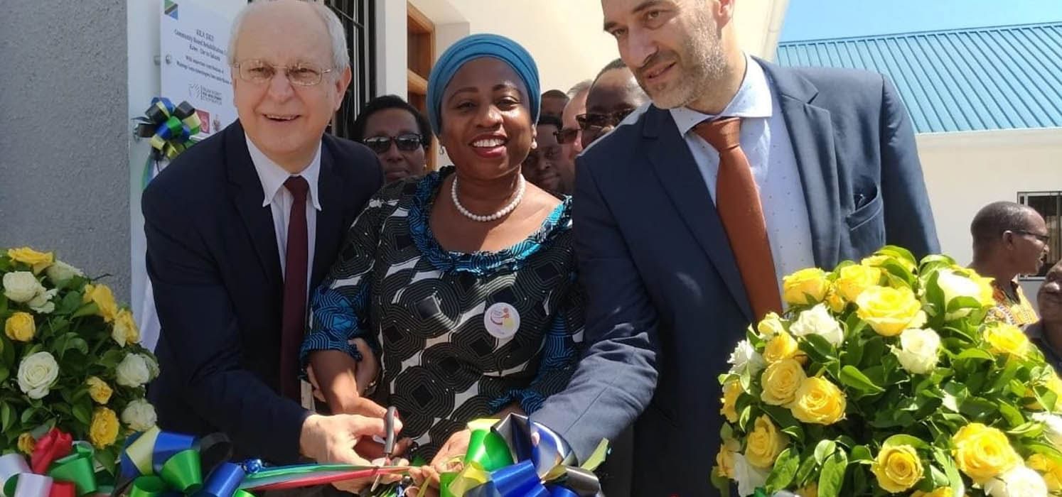2019 - Inauguration of the Kila Siku center in Dar Es Salaam